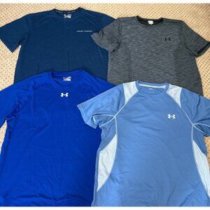 NEW/Once Worn Under Armour Men's XL 4-drifit t-shirts Bundle